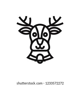 Reindeer vector icon