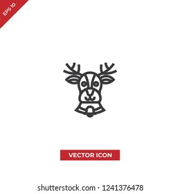 Reindeer vector icon