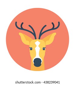 Reindeer Vector Icon
