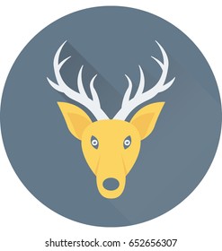 Reindeer Vector Icon