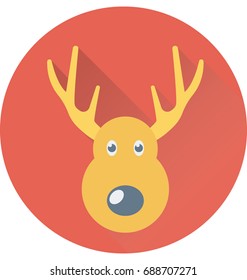 
Reindeer Vector Icon
