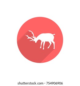 Reindeer vector icon
