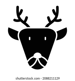 Reindeer  vector icon Which Can Easily Modify Or Edit 
