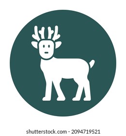 Reindeer vector icon  Which Can Easily Modify Or Edit 

