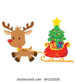 Reindeer vector illustration
