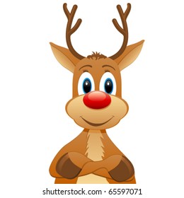 reindeer - vector illustration