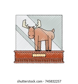 reindeer   vector illustration