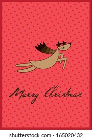 reindeer vector/illustration
