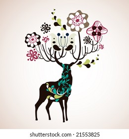 reindeer wallpaper