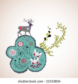 reindeer wallpaper