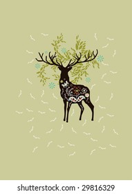 reindeer wallpaper