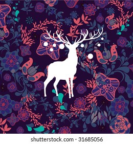 reindeer wallpaper
