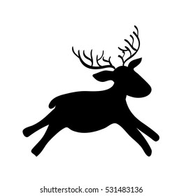 Reindeer xmas cartoon icon vector illustration graphic design