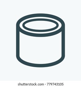 Reinforced concrete well vector icon