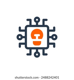 Reinforcement Learning Vector Icon Illustration