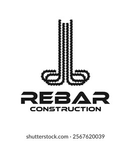 reinforcement logo design vector idea