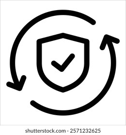 Reinsurance Icon Element For Design