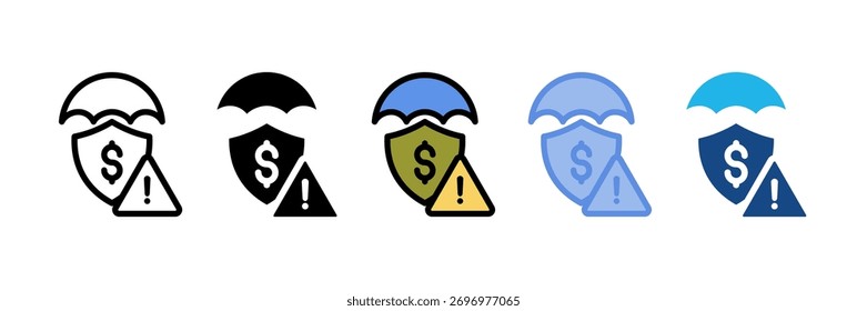 Elemento de icono de reaseguro para diseño