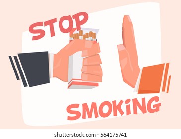 Rechazar el concepto de oferta de cigarrillo