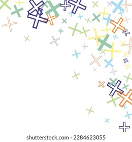 Reject cross icon spiral curl mosaic. Vector illustration