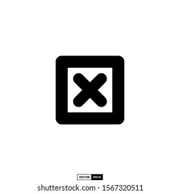 Reject icon, design inspiration vector template for interface and any purpose