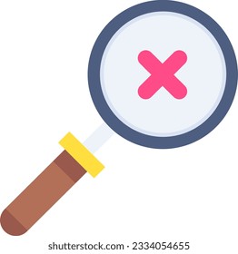 Reject Icon image. Suitable for mobile application.