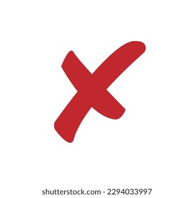 Rechazar marca de icono vector EPS 10