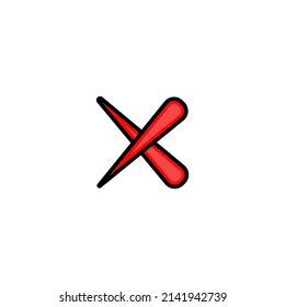 reject icon vector design templates 