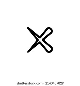 reject icon vector design templates 