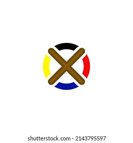 Vektordesign-Vorlagen ablehnen 