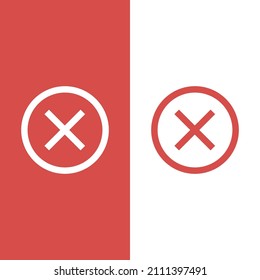 Reject and remove flat vector illustration.
