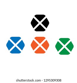 Reject sign icon vector