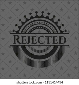 Rejected black badge