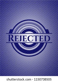 Rejected denim background