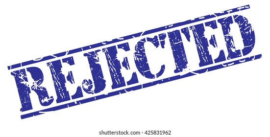 rejected grunge stamp, vector illustration