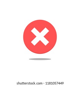 Rejected icon. vector illustration