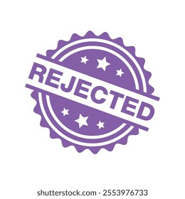 Rejected Letter Rubber Stamp Template