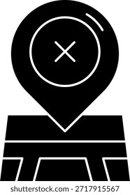 Diseño de icono de Vector de línea rechazado