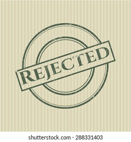 Rejected rubber grunge seal