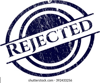 Rejected rubber stamp