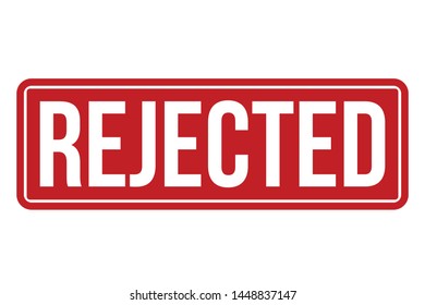 Rejected Rubber Stamp. Rejected Stamp Seal – Vector
