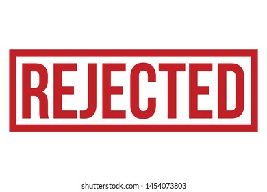 Rejected Rubber Stamp. Rejected Stamp Seal – Vector