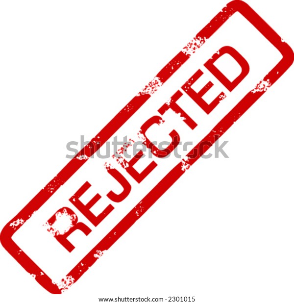 Rejected Stamp Stock Vector (Royalty Free) 2301015 | Shutterstock