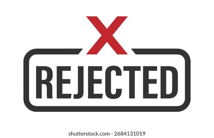 Rejected Stamp Design for Digital Use