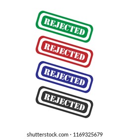 Rejected Stamp Icon Sets