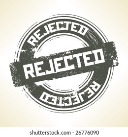 Rejected Vintage Stamp