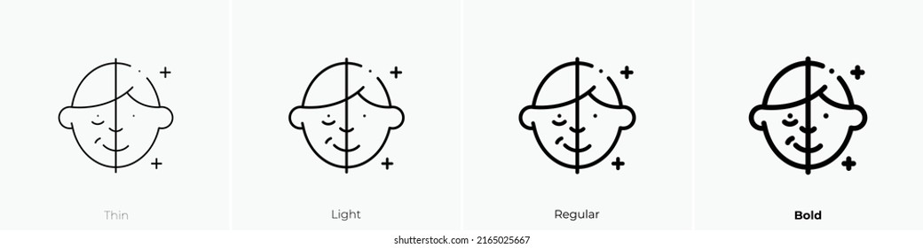 Rejuvenate Icon Linear Style Sign Isolated Stock Vector (Royalty Free ...