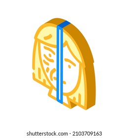 rejuvenation beauty procedure isometric icon vector. rejuvenation beauty procedure sign. isolated symbol illustration