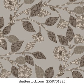 It is related to clothing and fabric, indicating that it could be used for various applications such as motifs in fashion or wrapping paper. The focus is on the intricate pattern and its potential 