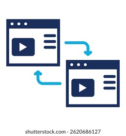 Related Content Icon Element For Design